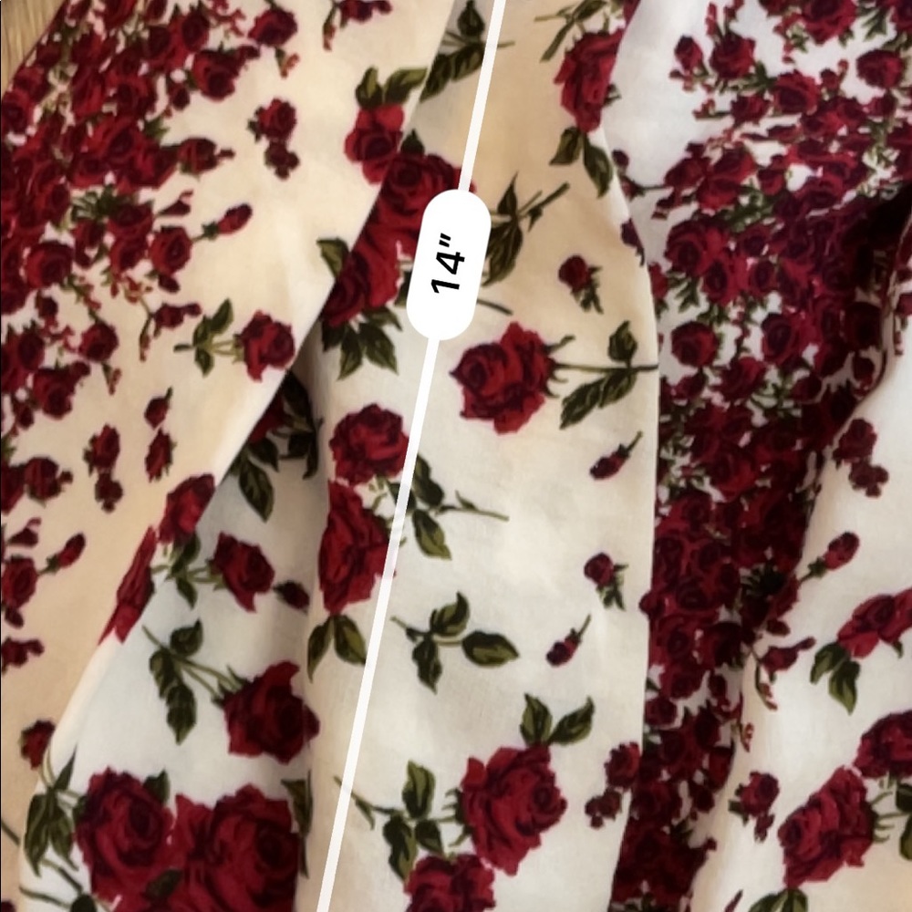 Brandy Melville floral off the shoulder crop top - Picture 4 of 4